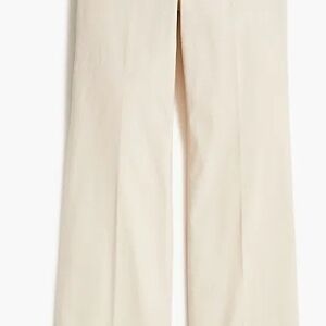 J. Crew Lizzie high-rise patch-pocket preppy wide-leg pant 30T